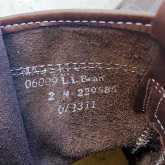 LL Bean Brown Duck Boots Kids Size 2 - Picture 6 of 8